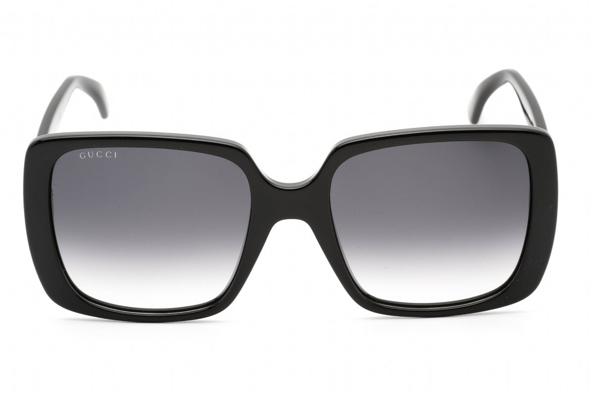 Gucci GG0632S-001 Black Rectangular Sunglasses 56mm Sunglasses