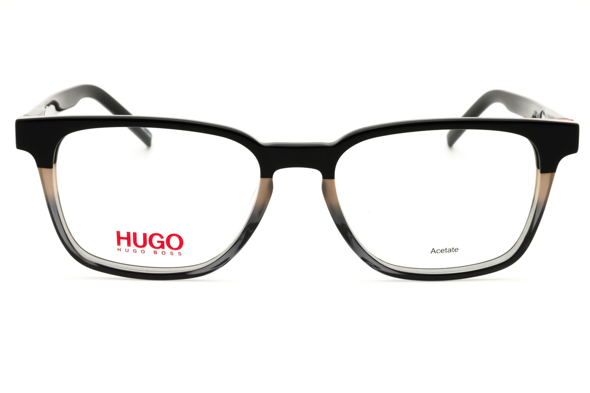 HUGO HG 1130-008A 00 BLACK GREY Rectangular Eyeglasses 52mm