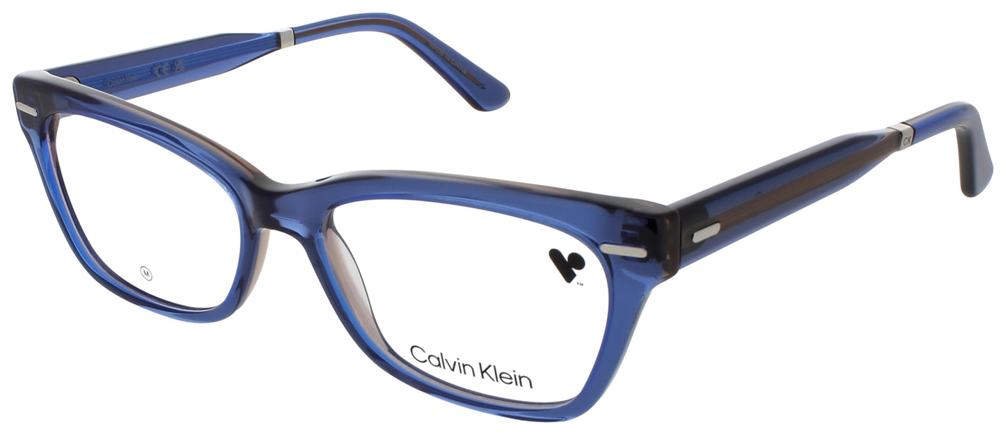 Calvin Klein CK23512-538-52 eyeglasses in nude frame with demo lenses