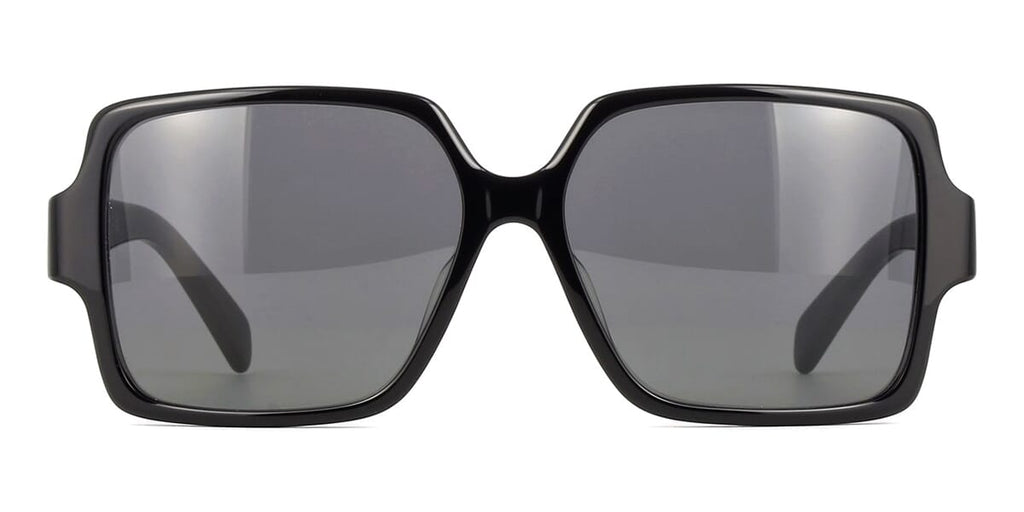 Celine CL40316U-6001A sunglasses in shiny black frame with smoke lenses