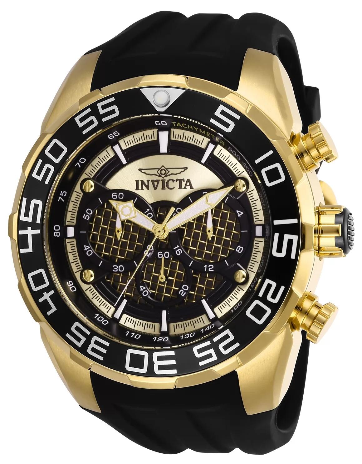 Invicta 26301 26301 Watch - Black Dial Silicon Band