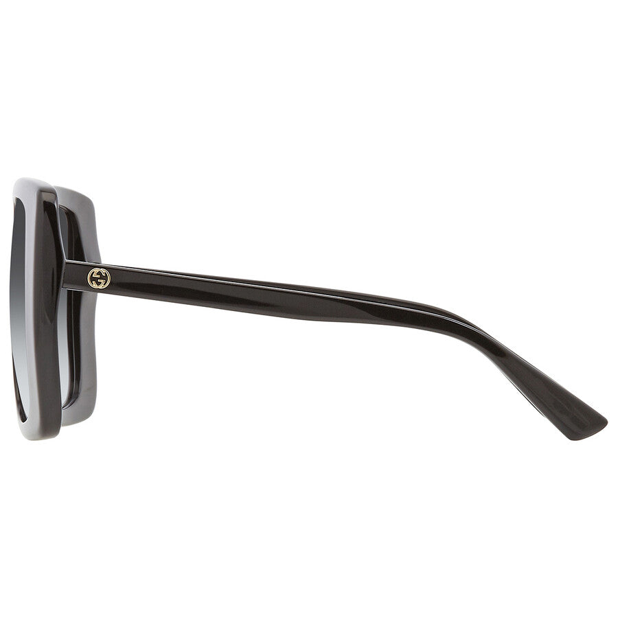 Gucci GG1314S-001 sunglasses in black frame with grey lenses