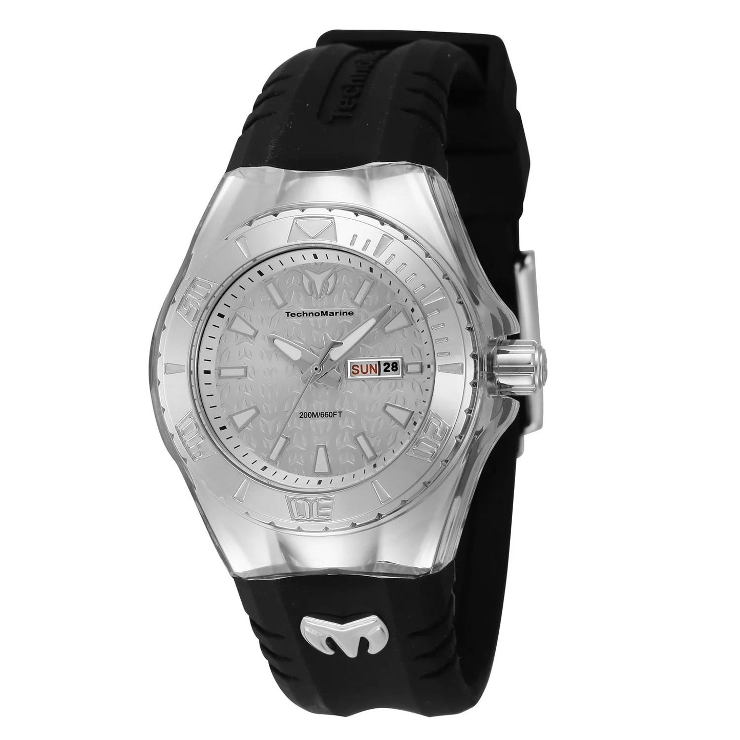 TechnoMarine TM-122016 TM-122016 Watch - Silver Dial Silicon Band