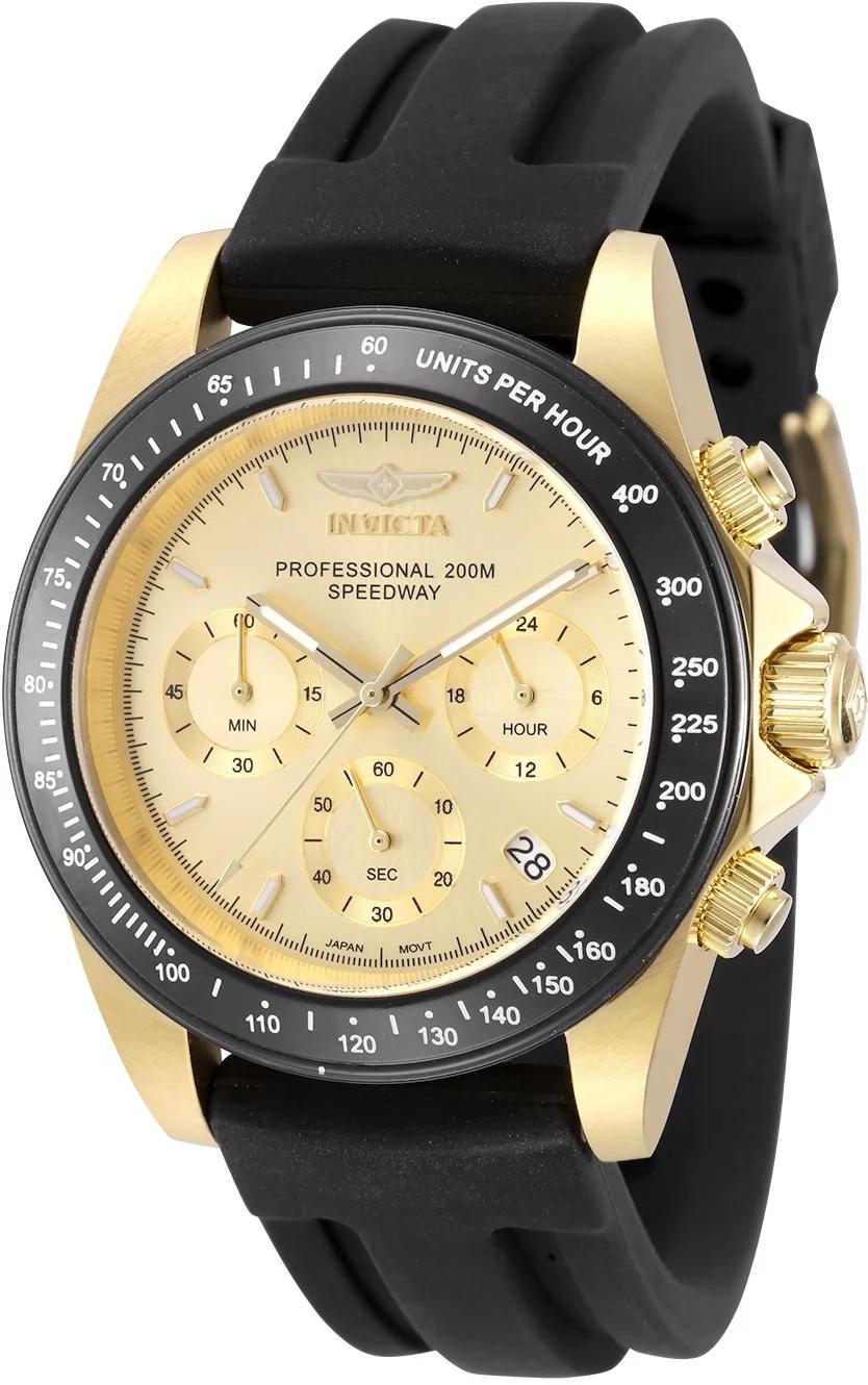 Invicta 50761 50761 Watch - Gold Dial Silicone Band