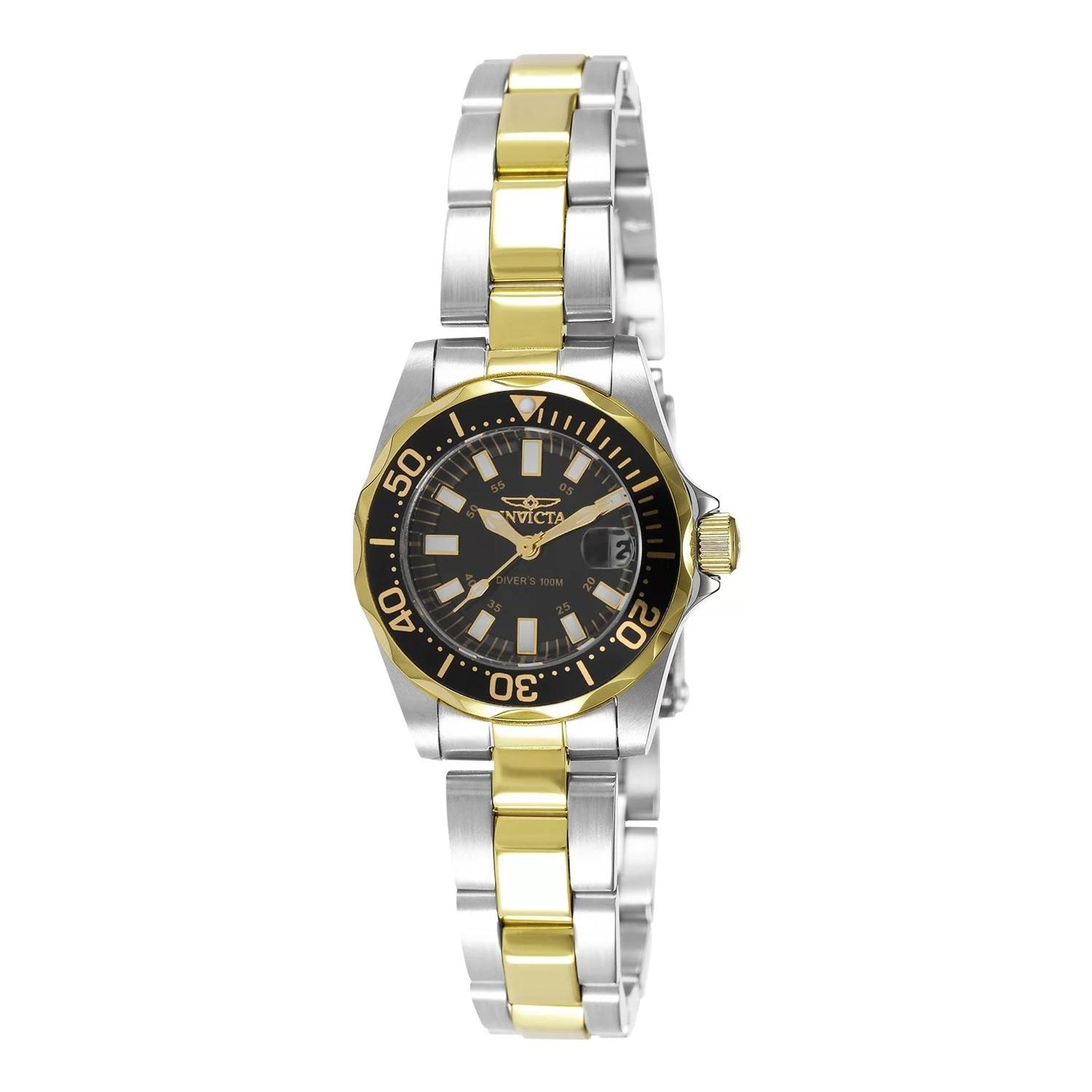 Invicta 7063 7063 Watch - Black Dial Stainless Steel Band