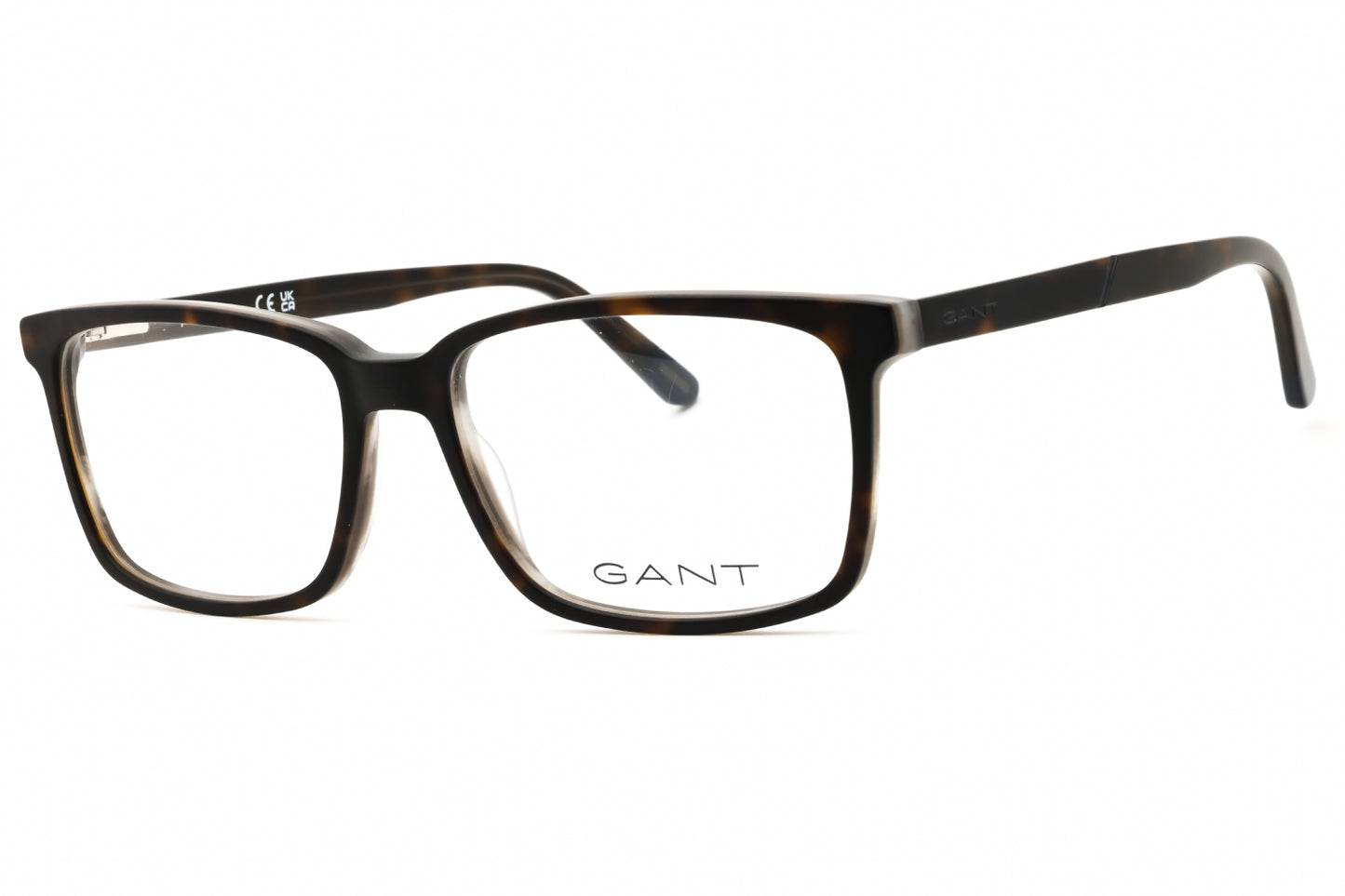 GANT GA3165-055 eyeglasses in coloured havana clear frame with clear lenses