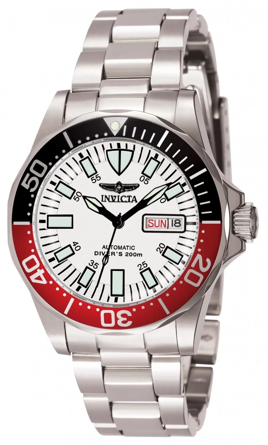 Invicta 7044 7044 Watch - White Dial Stainless Steel Band