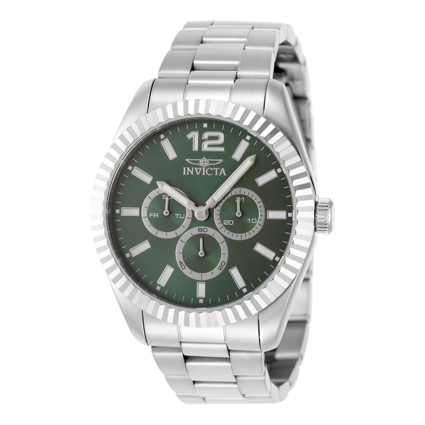 Invicta 49514 49514 Watch - Green Dial Stainless Steel Band