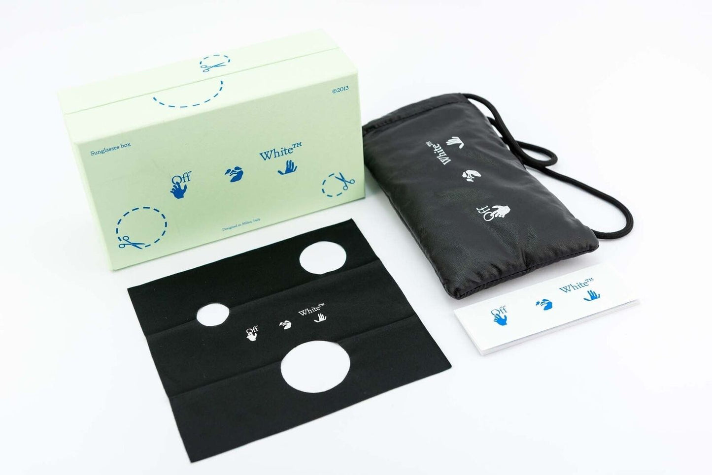 Off-White Leonardo Black Dark Grey 51mm New Sunglasses