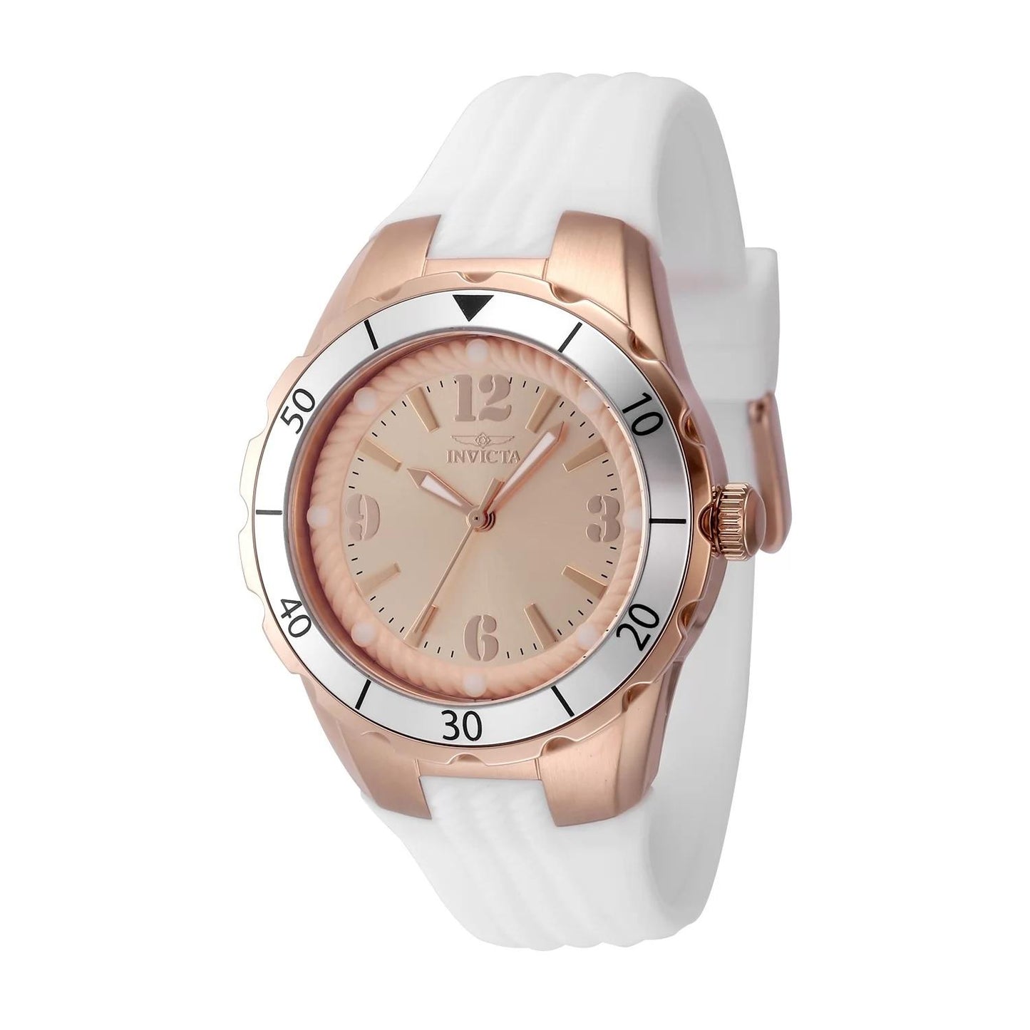 Invicta 48853 48853 Watch - Rose Gold Dial Silicone Band