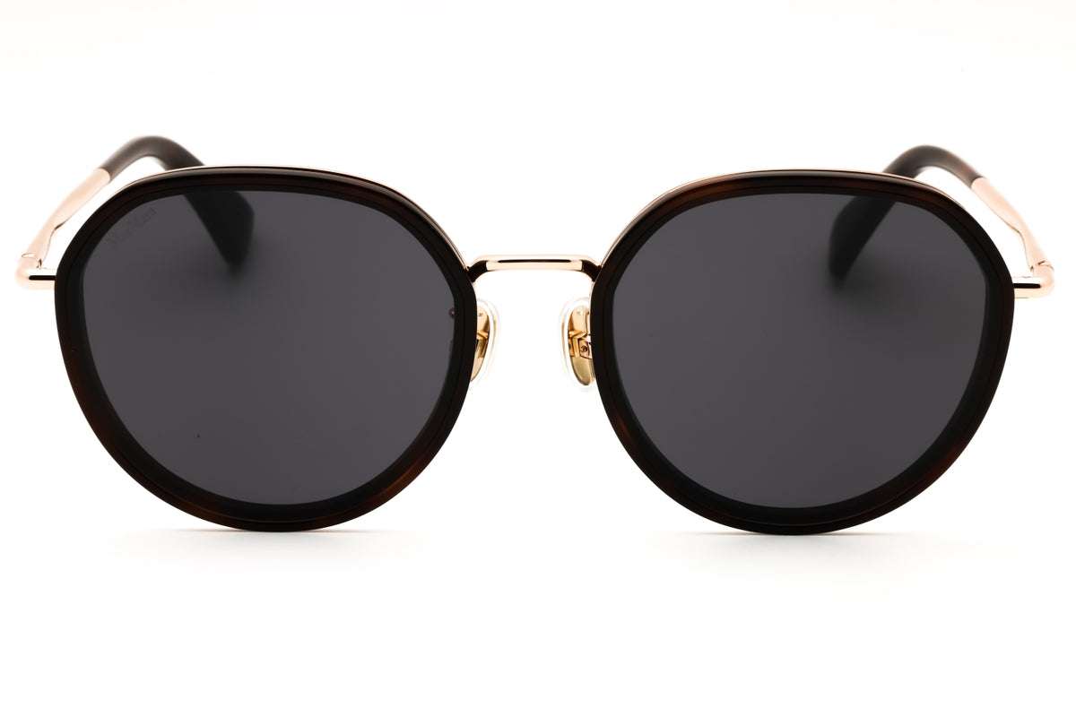Max Mara MM0148-K-52A dark havana Round Sunglasses 57mm Sunglasses