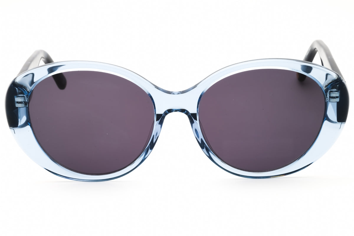 Anne Klein AK7090-422 BLUE CRYSTAL Oval Sunglasses 54mm Sunglasses