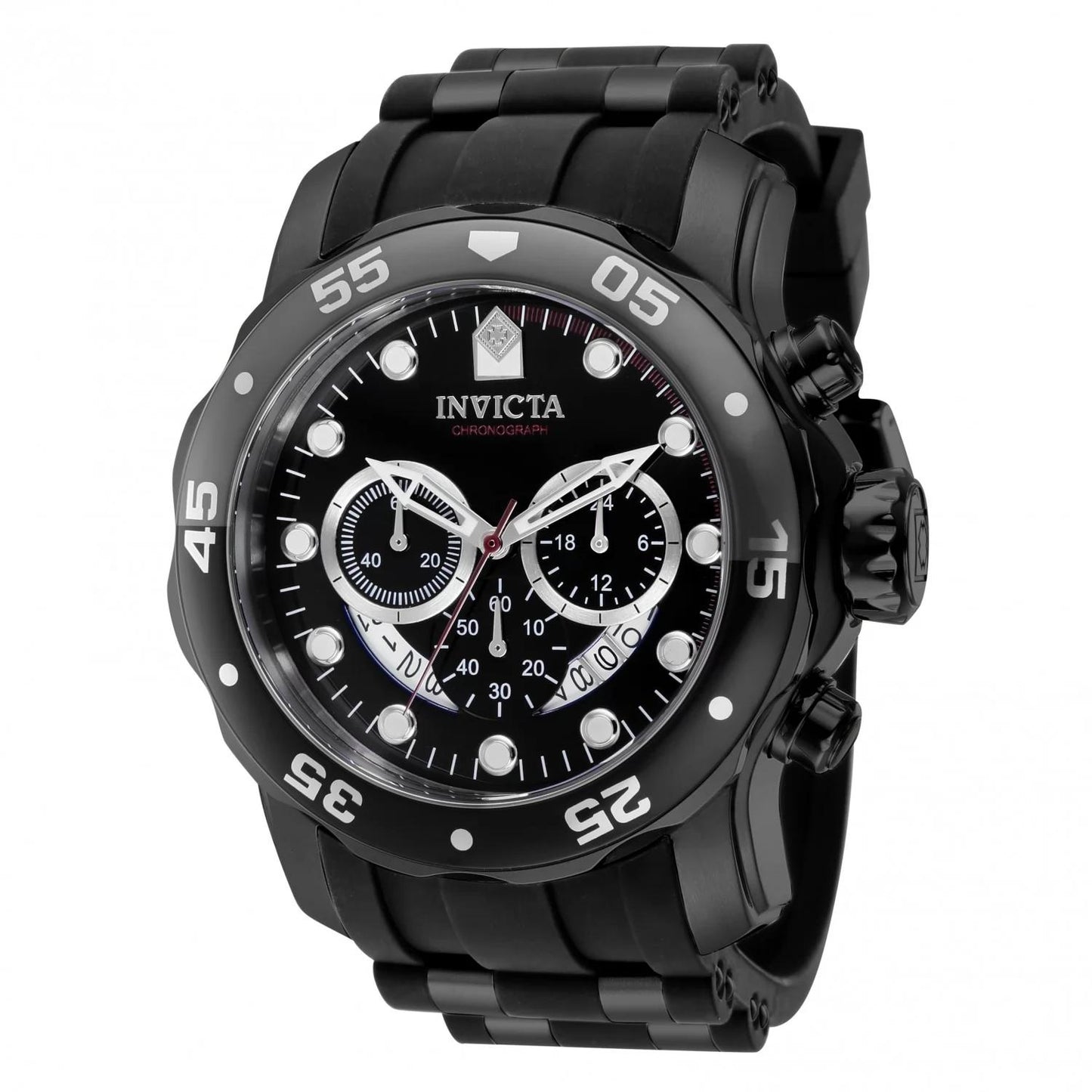 Invicta 37231 37231 Watch - Black Dial Silicon Band