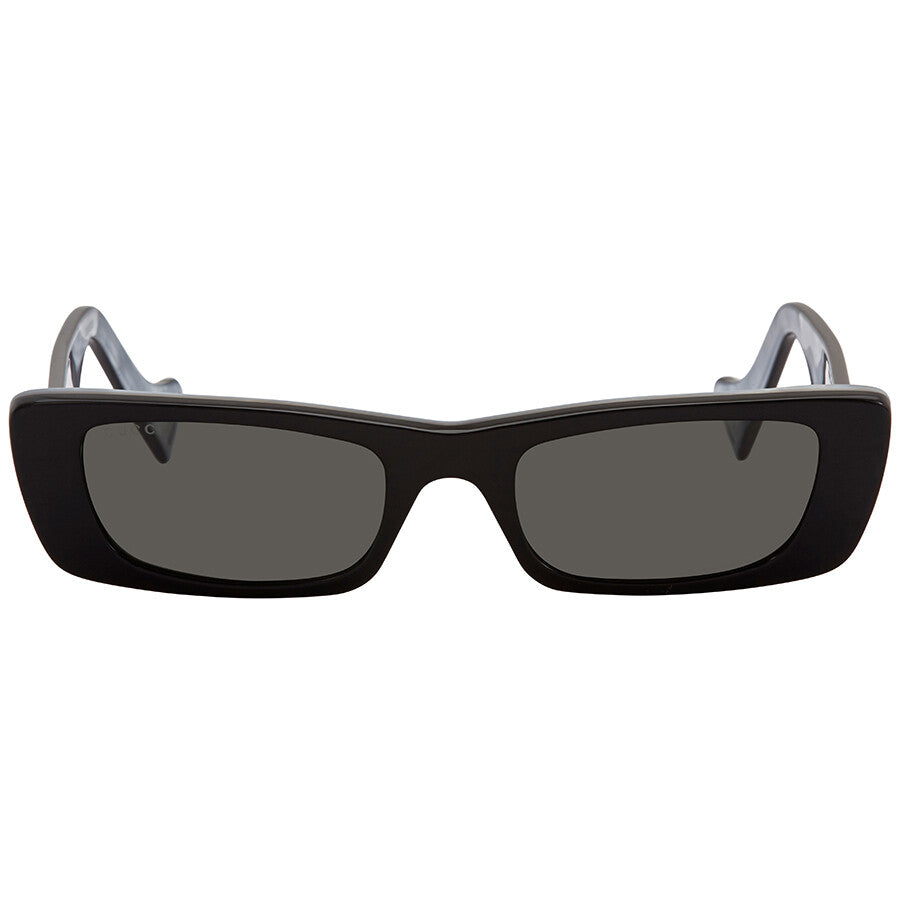 Gucci GG0516S-001 sunglasses in black frame with grey lenses