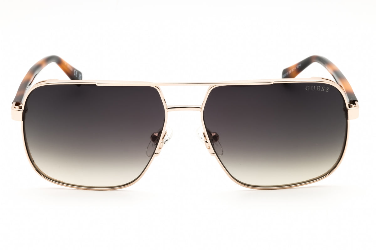 Guess GU00119-32B gold Rectangular Sunglasses 58mm Sunglasses