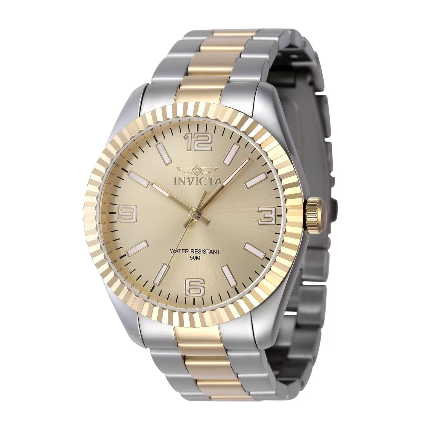 Invicta 47457 47457 Watch - Gold Dial Stainless Steel Band