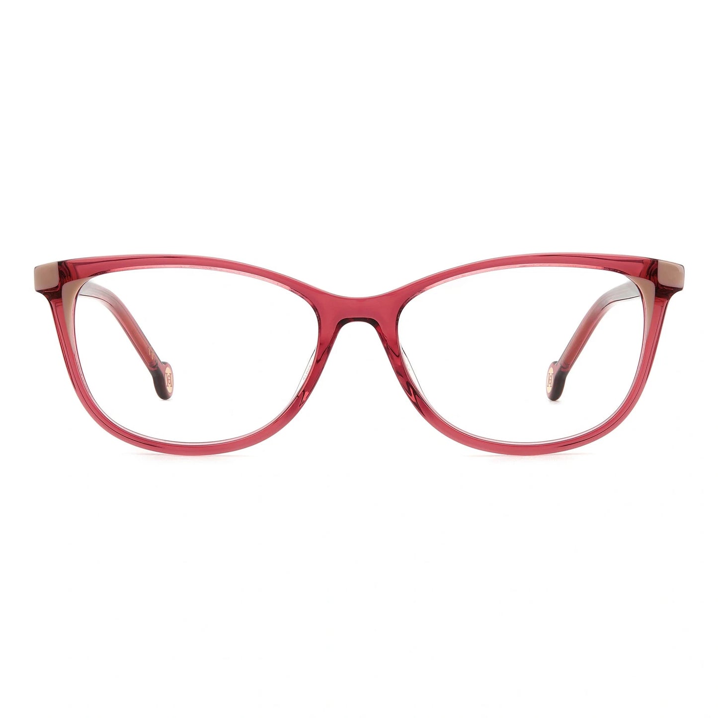 Carolina Herrera HER0163-01C3I-53 eyeglasses in mauve frame with clear lenses