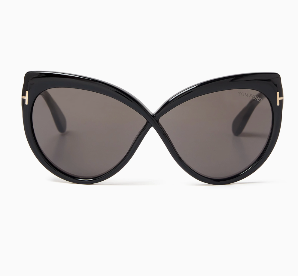 Tom Ford FT1196-01A sunglasses in black frame with smoke lenses
