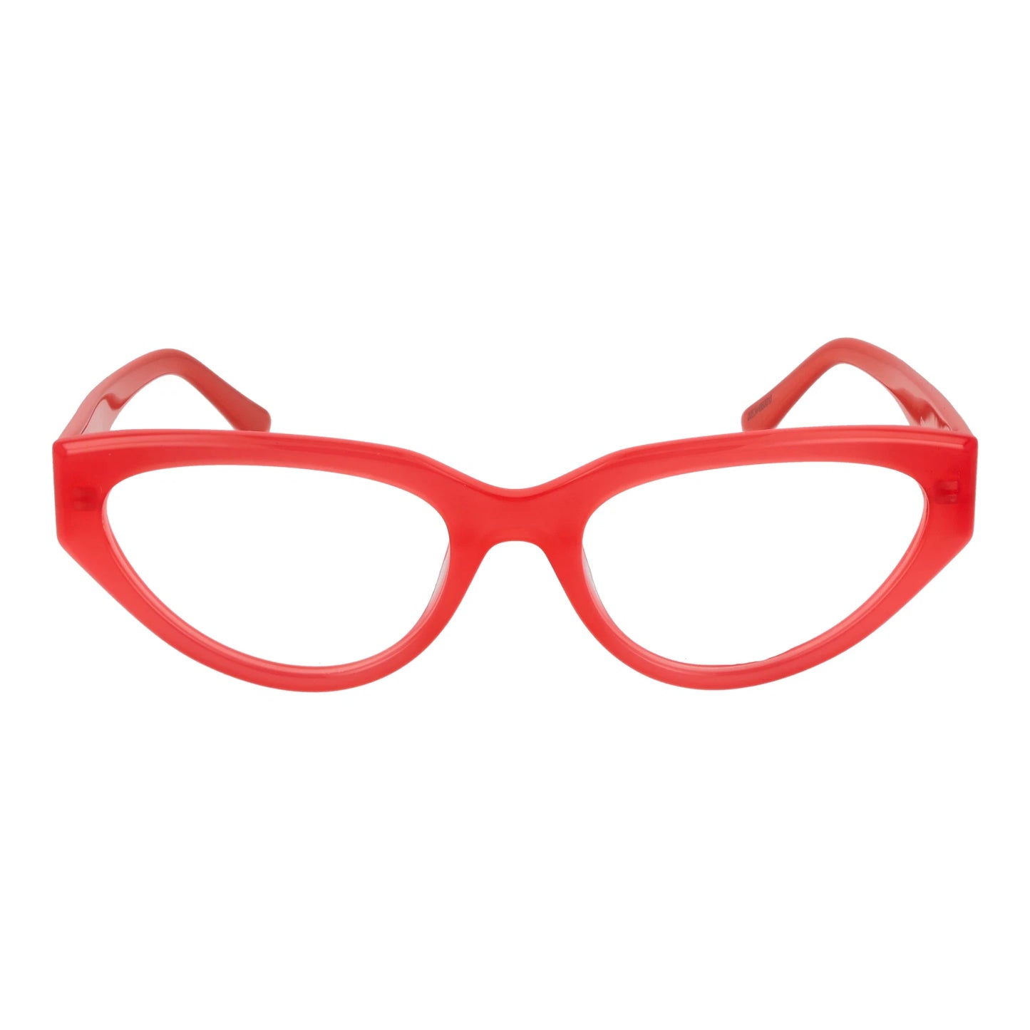Guess GU50113-072-53 eyeglasses in shiny pink frame with clear lenses