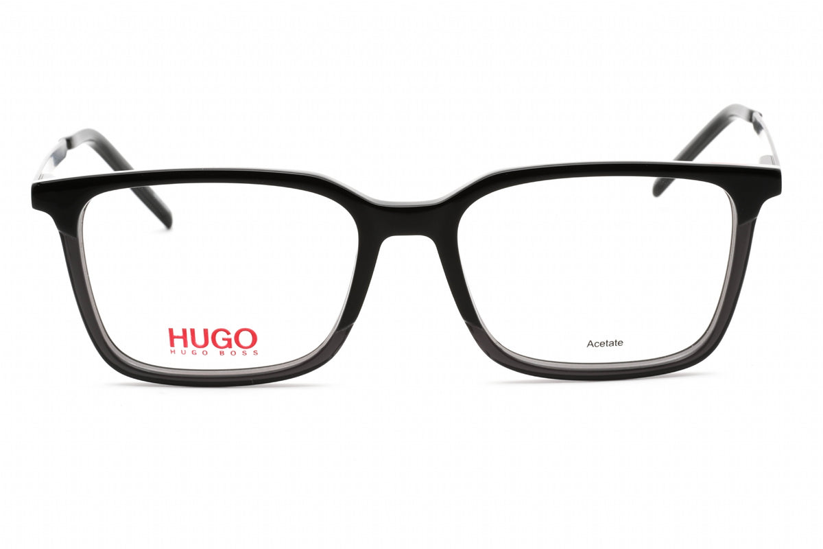 HUGO HG 1125-008A 00 Black Grey Rectangular Eyeglasses 53mm