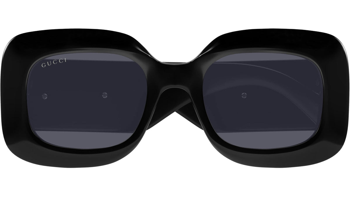 Gucci GG1695S-001-51 sunglasses in black frame with grey lenses