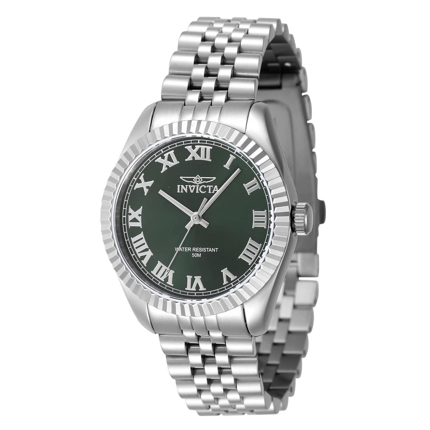 Invicta 47410 47410 Watch - Green Dial Stainless Steel Band