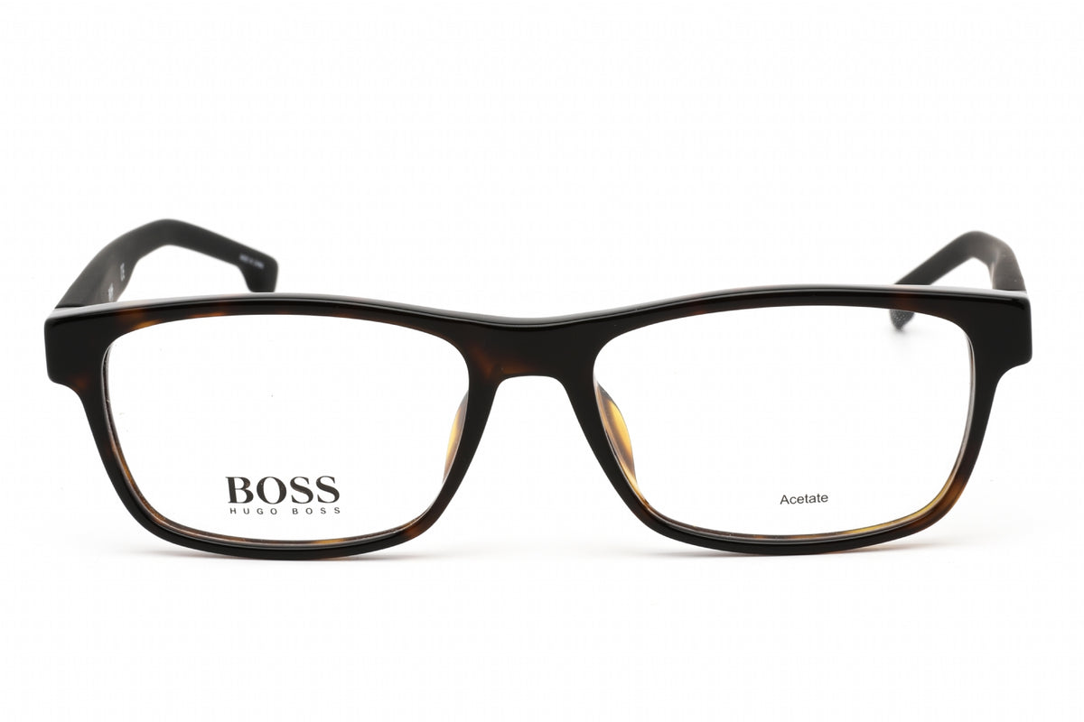 Hugo Boss BOSS 1041-0086 00 Havana Rectangle Eyeglasses 55mm