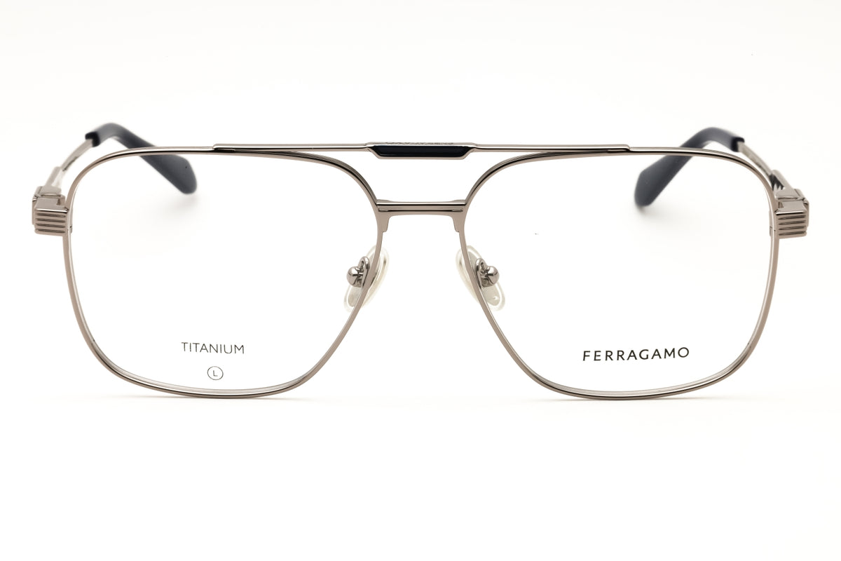 Salvatore Ferragamo SF2591-021 LIGHT RUTHENIUM Rectangular Eyeglasses 57mm Eyeglasses