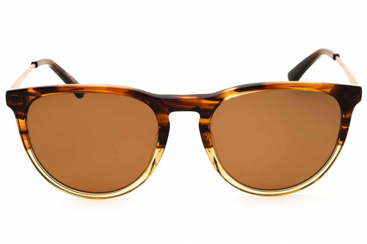 COLE HAAN CH6507-210 BROWN HORN Round Sunglasses 54mm Sunglasses