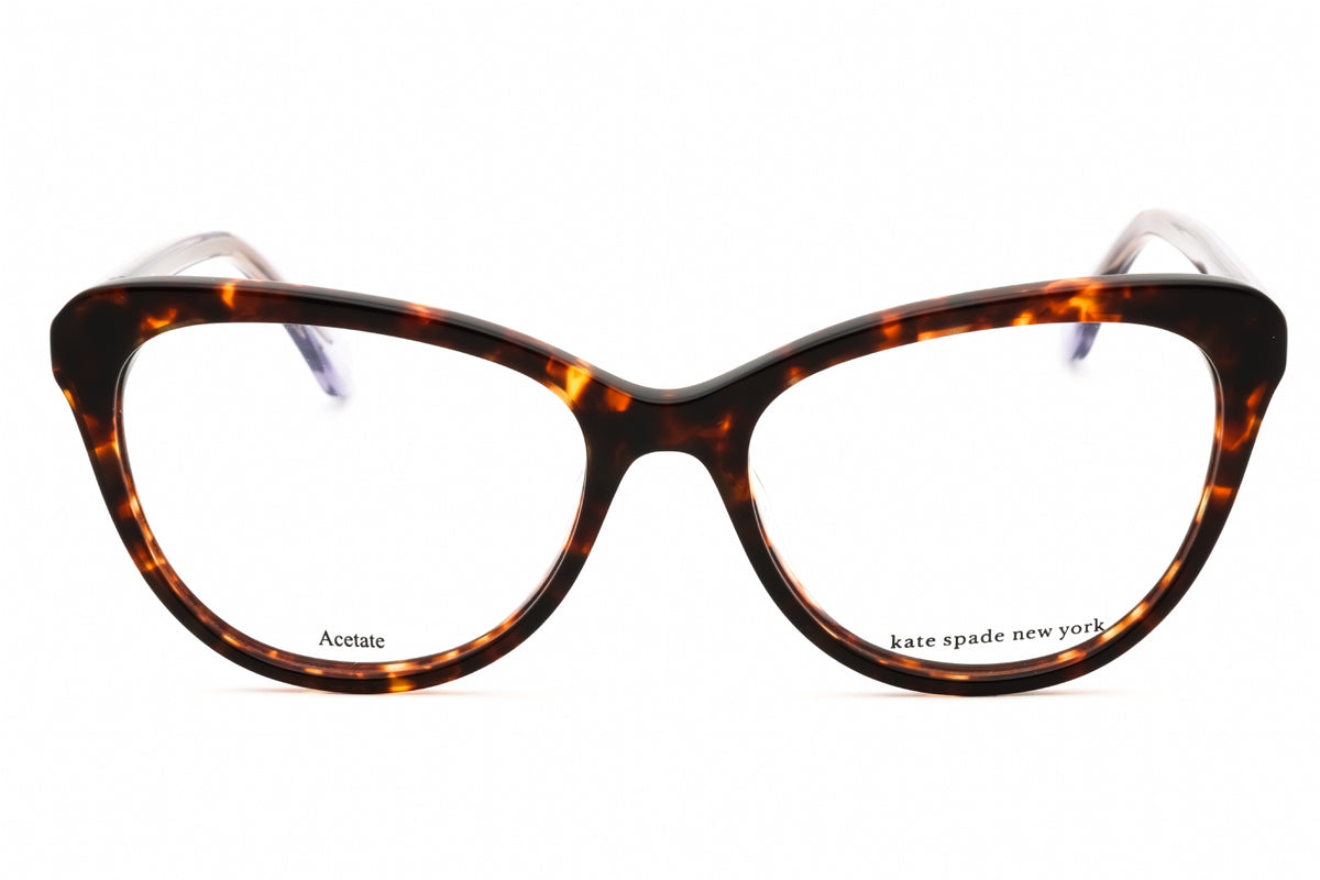 Kate Spade CHANTELLE-0086 00 HAVANA Cat eye Eyeglasses 52mm Eyeglasses