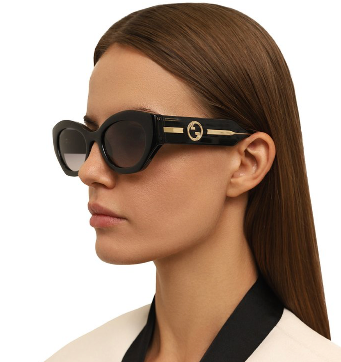 Gucci GG1553S-001-52 52 New Sunglasses