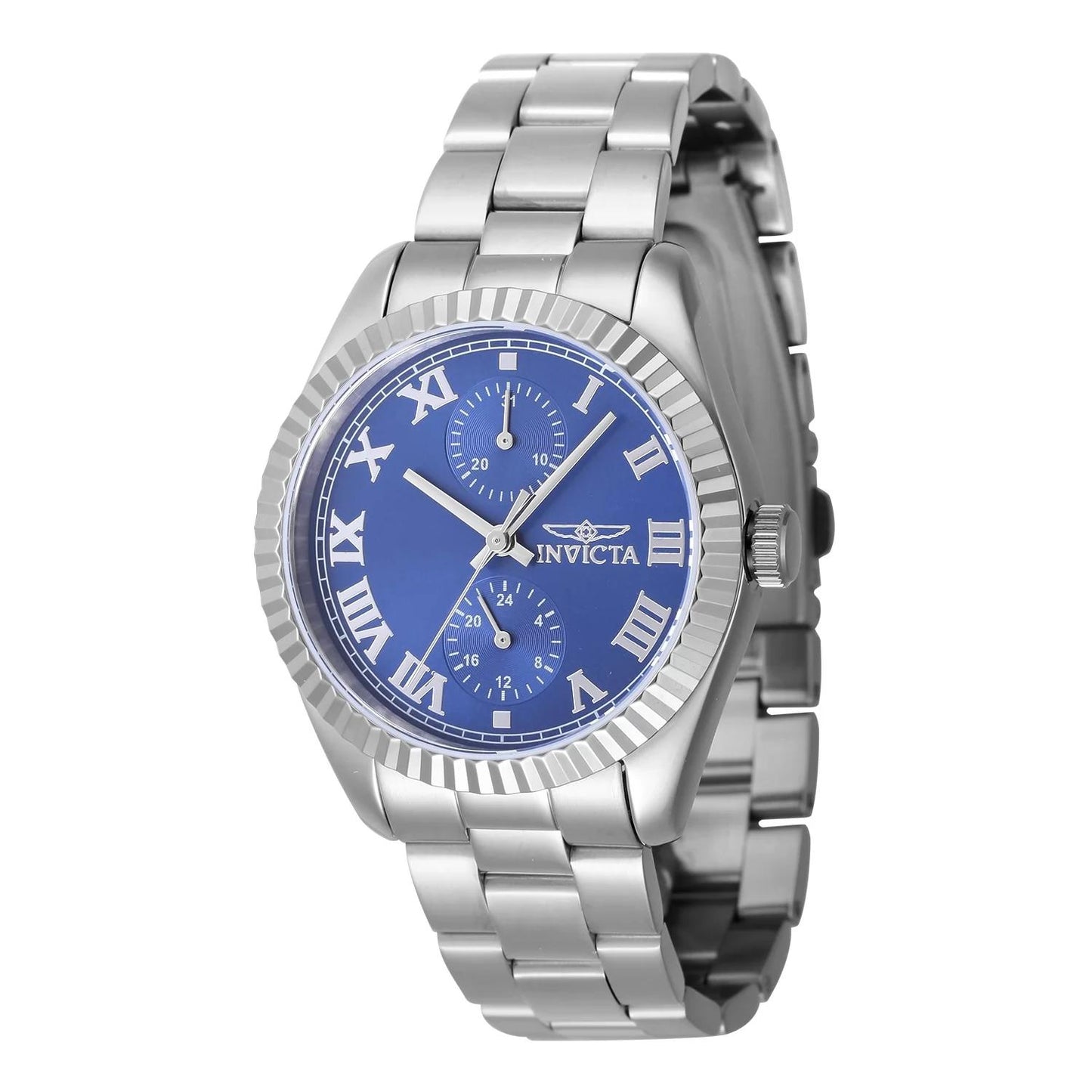 Invicta 47437 47437 Watch - Blue Dial Stainless Steel Band