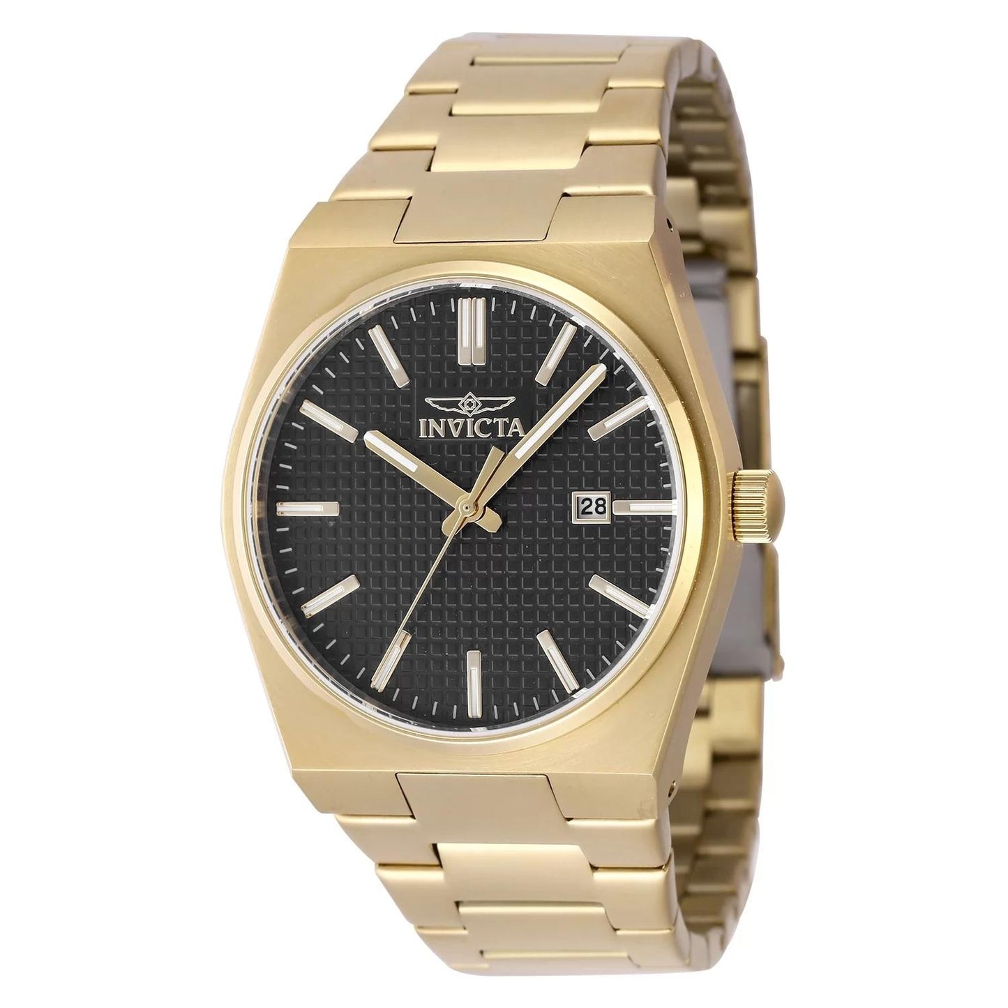 Invicta 48395 48395 Watch - Black Dial Stainless Steel Band