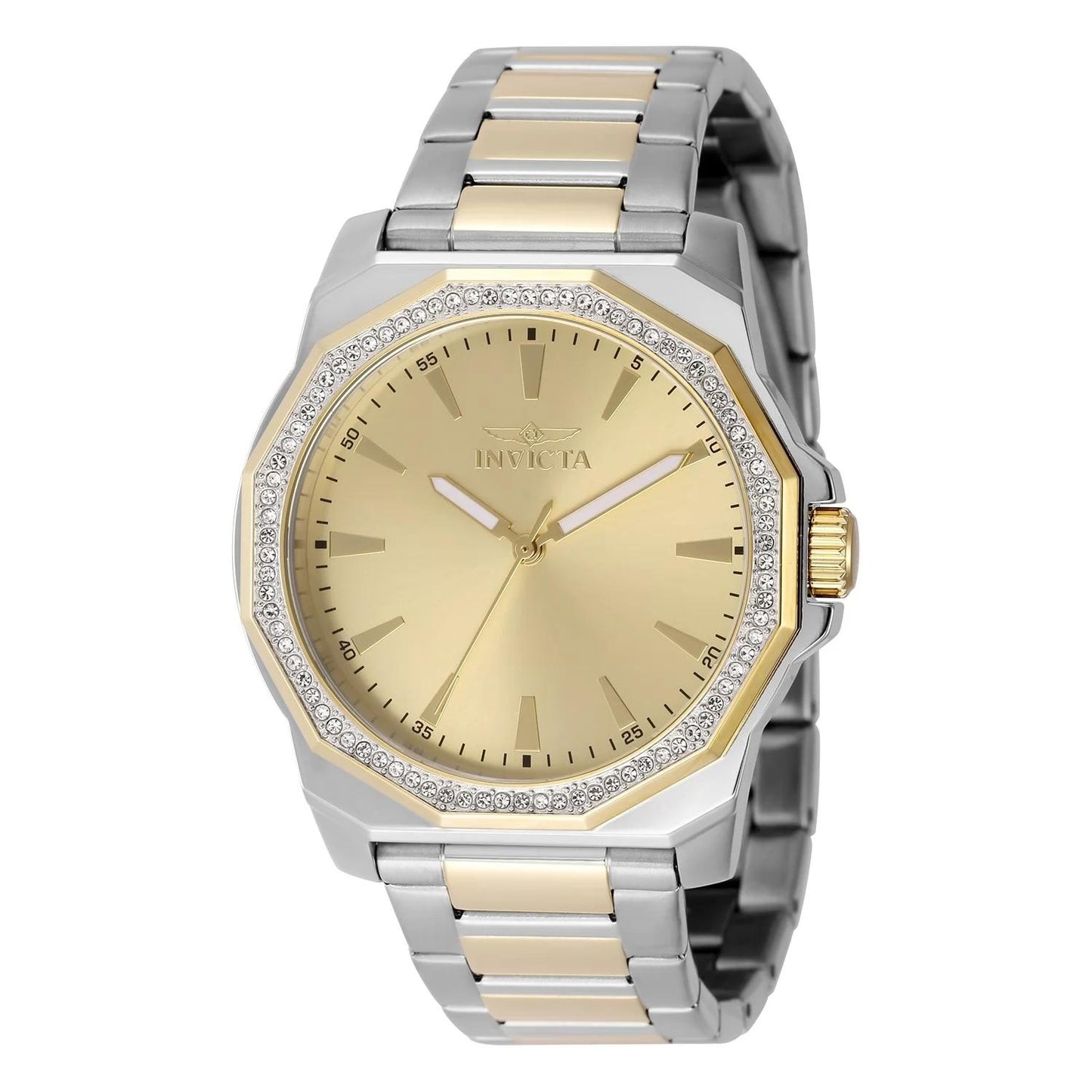 Invicta 49106 49106 Watch - Gold Dial Stainless Steel Band