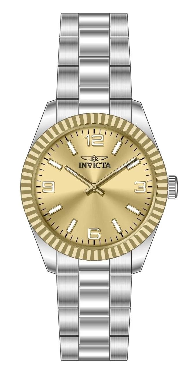 Invicta 50576 50576 Watch - Gold Dial Stainless Steel Band