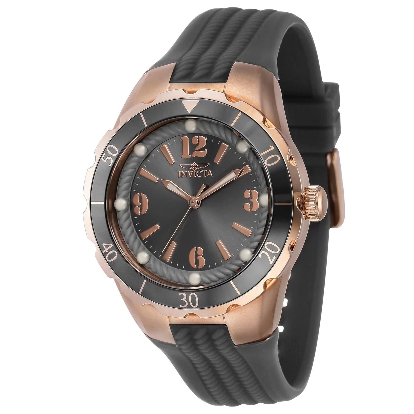 Invicta 40310 40310 Watch - Black Dial Polyurethane Band