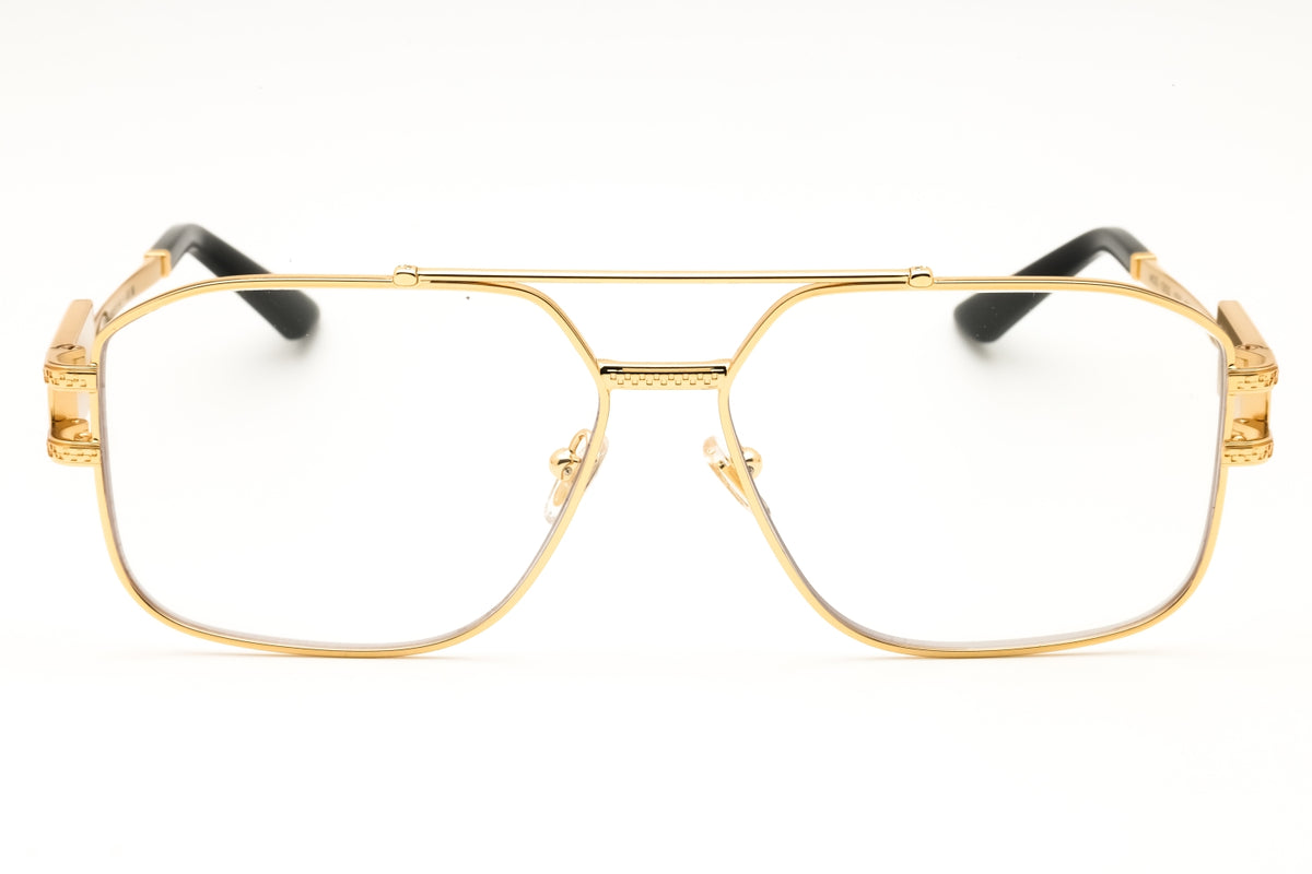 Versace 0VE1302-1002 Gold Rectangle Eyeglasses 57mm