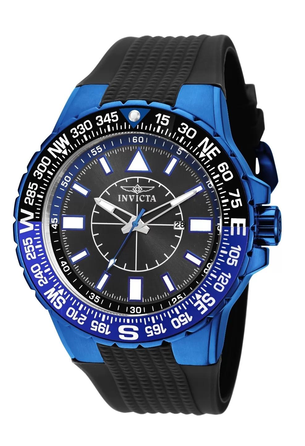 Invicta 19269 19269 Watch - Black Dial Silicon Band