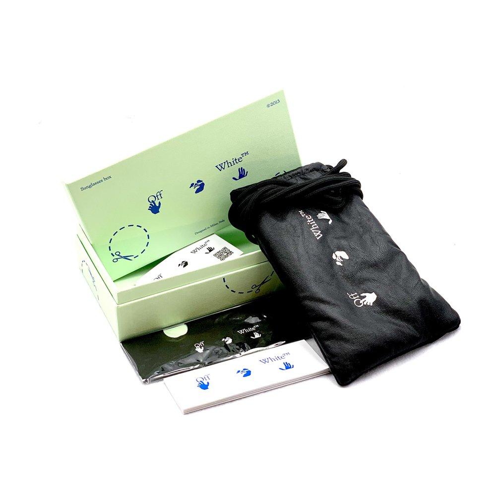 Off-White Style 39 White Blue Block Light 59mm New Eyeglasses