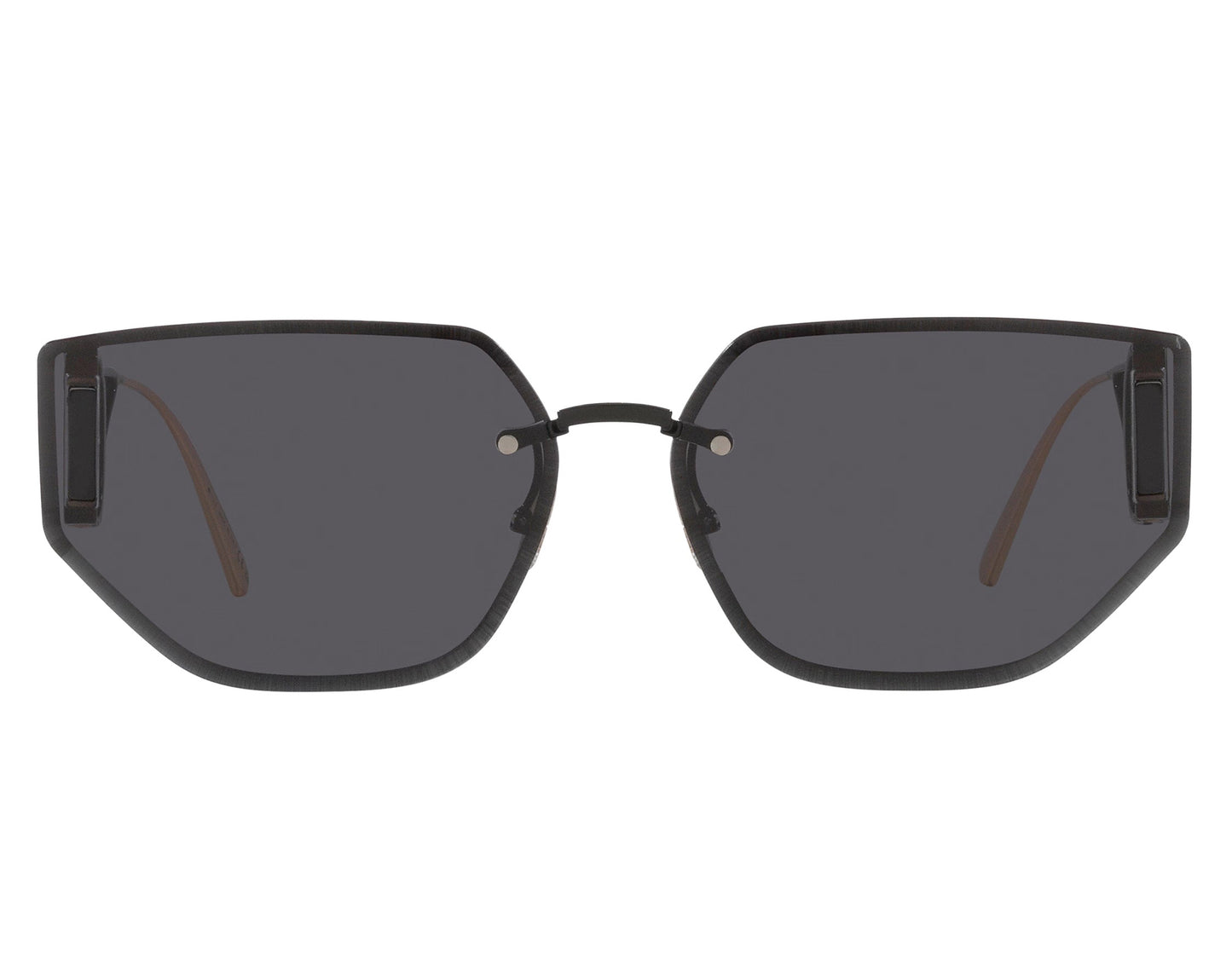 Christian Dior CD40146U-33N-65 sunglasses in gold frame with green lenses