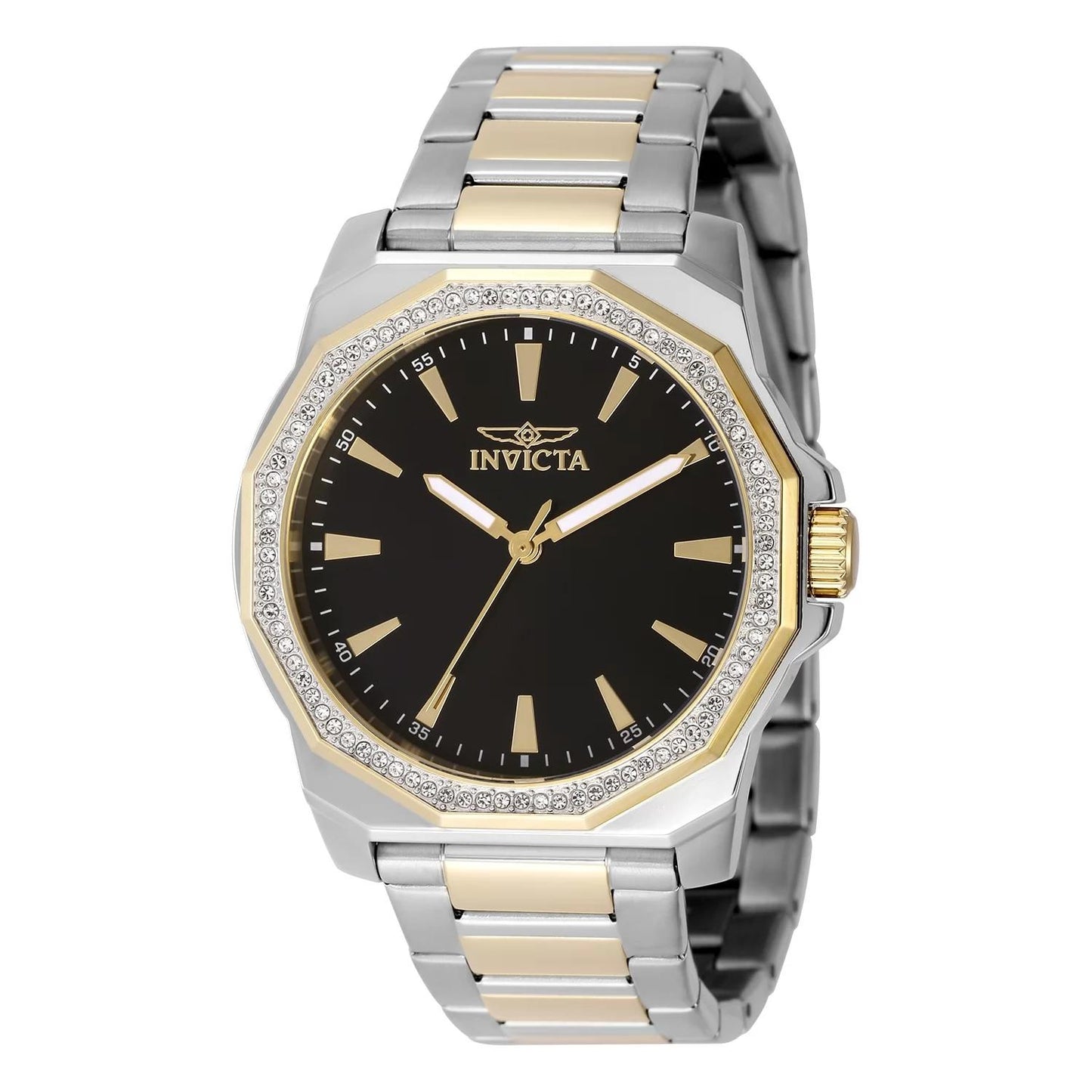 Invicta 49105 49105 Watch - Black Dial Stainless Steel Band