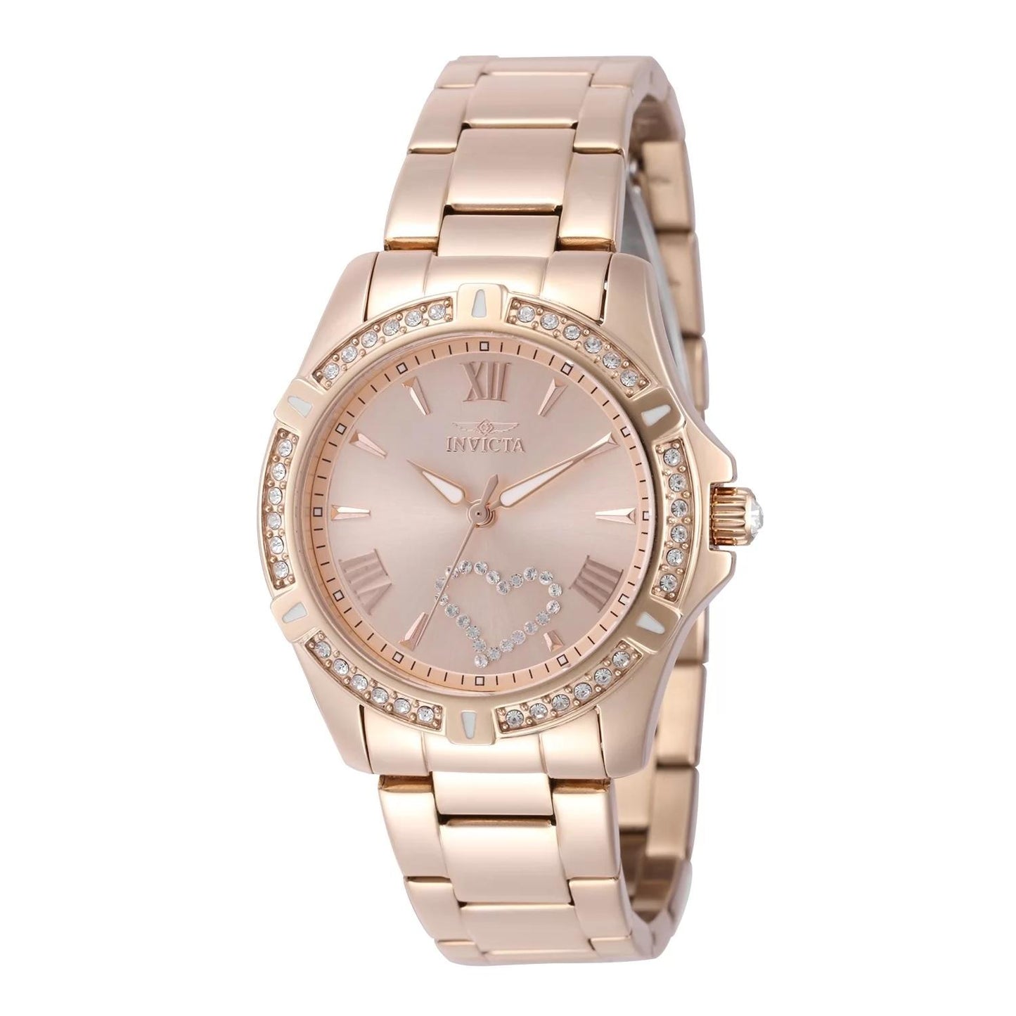 Invicta 49843 49843 Watch - Rose Gold Dial Stainless Steel Band