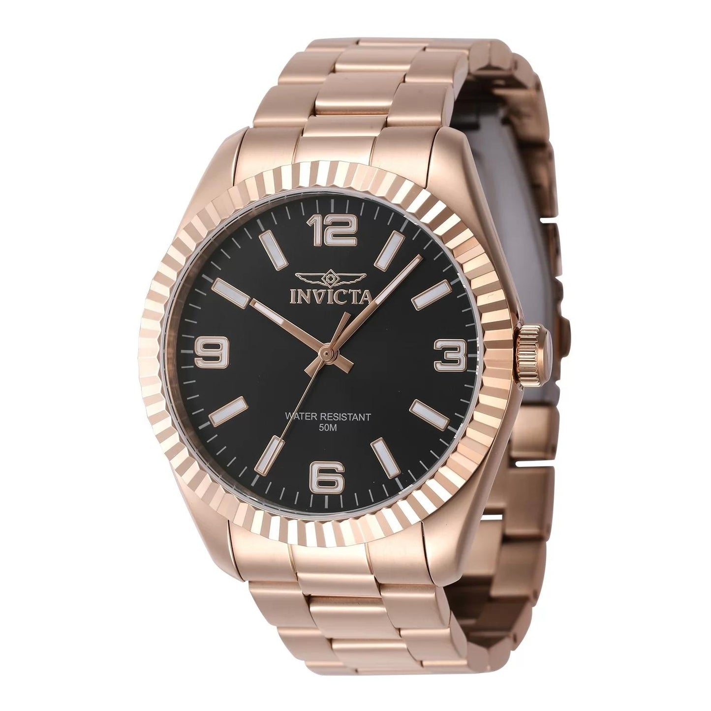 Invicta 47461 47461 Watch - Black Dial Stainless Steel Band