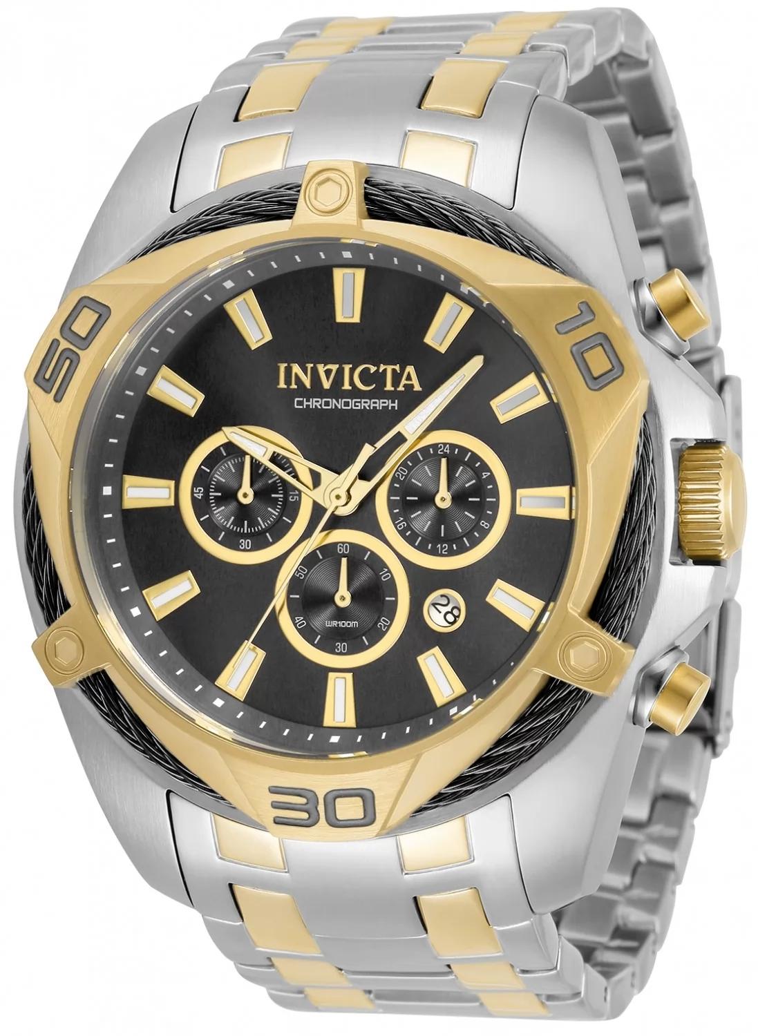 Invicta 34127 34127 Watch - Black Dial Stainless Steel Band