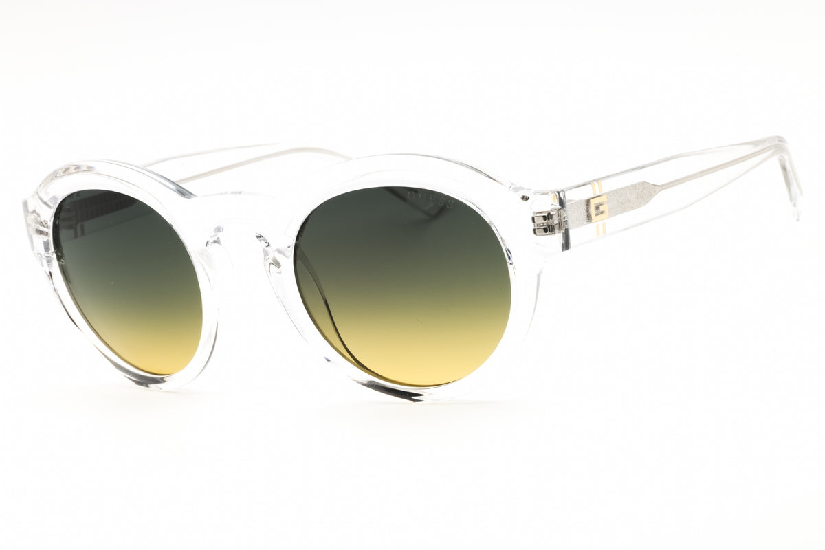 Guess GU00205-26W sunglasses in crystal frame with gradient blue lenses