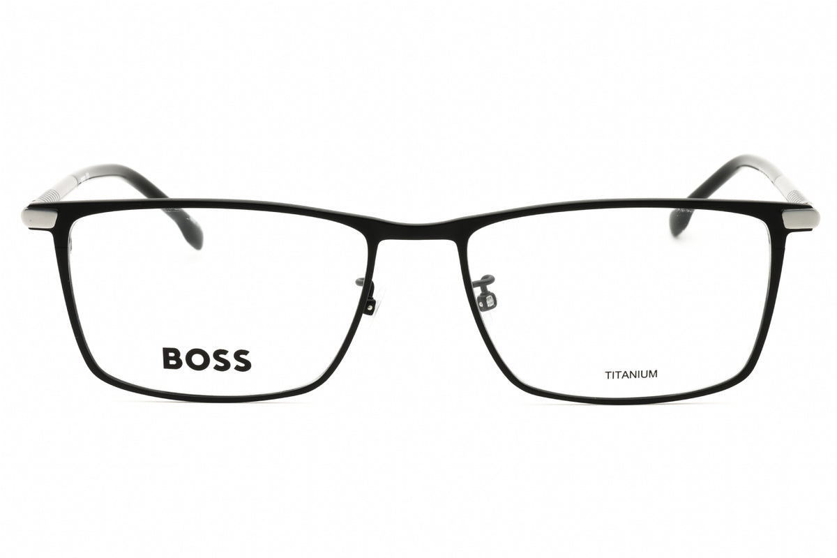 Hugo Boss Boss 1226-003 Black Rectangle Eyeglasses 56mm