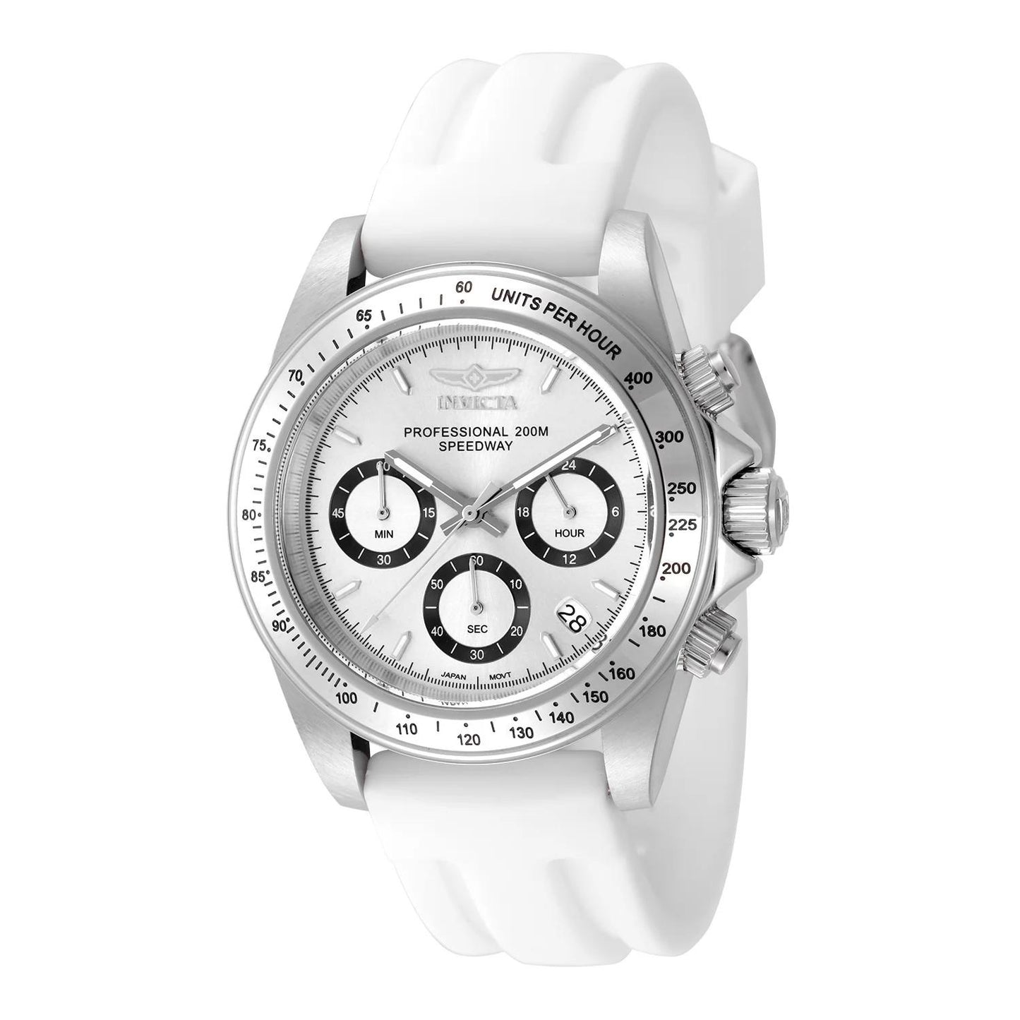 Invicta 50488 50488 Watch - Silver Dial Silicone Band
