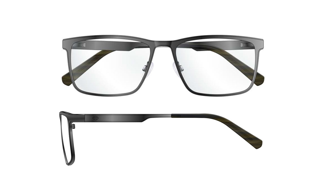 Harley Davidson HD50050-009-54 54mm New Eyeglasses