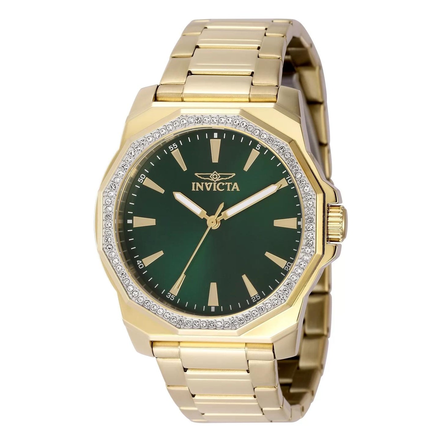 Invicta 49109 49109 Watch - Green Dial Stainless Steel Band