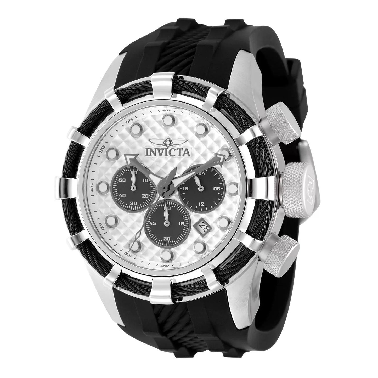 Invicta 49163 49163 Watch - Black Dial Silicone Band